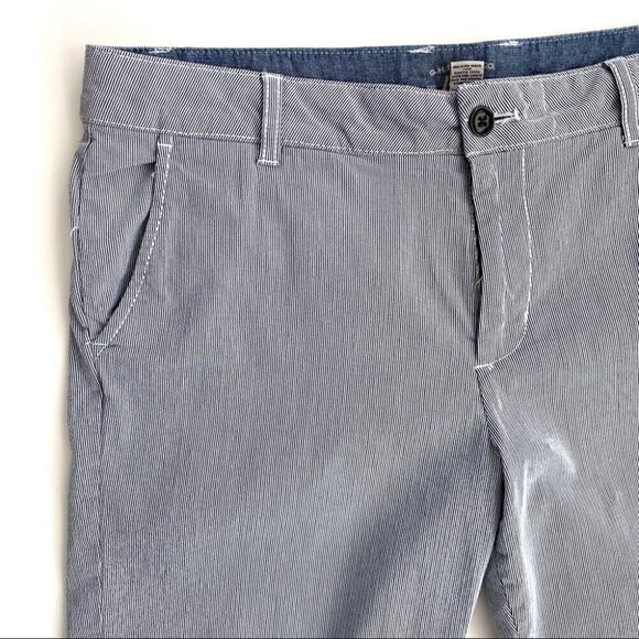 G.H. Bass Bermuda shorts, medium rise, stretch cotton blend, pinstriped - Picture 1 of 6